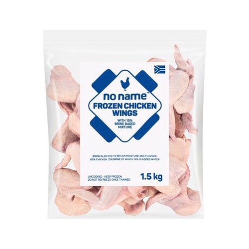 No Name Frozen Chicken Wings 1.5kg